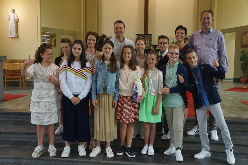 10 vormelingen in Berkenbos