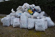 1565 kg zwerfvuil opgeruimd