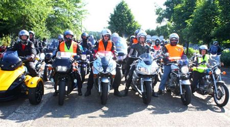 250 motards bij MC Mascotte