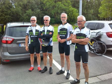 4 broers met de fiets naar Compostela