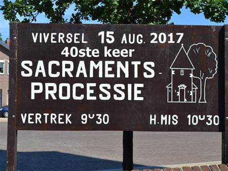 40ste Sacramentsprocessie in Druivelaar 2017