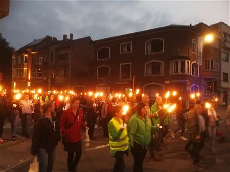 ACV Heusden-Zolder in fakkeltocht tegen armoede