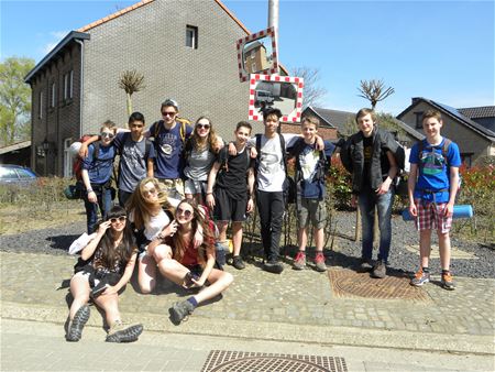 Al vier oorlogsmonumenten gepasseerd