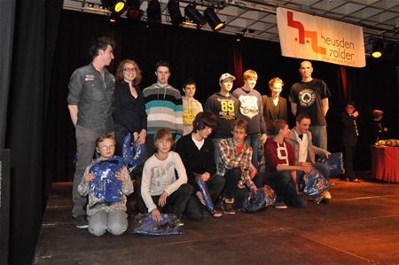 Alle sportkampioenen op het podium