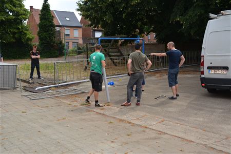 Alles klaar maken voor België-Rusland