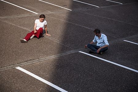 Astrounaute met nieuwe CD in Luchtfabriek