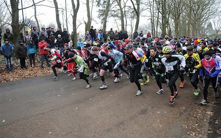 Atleten overwinnen de koude