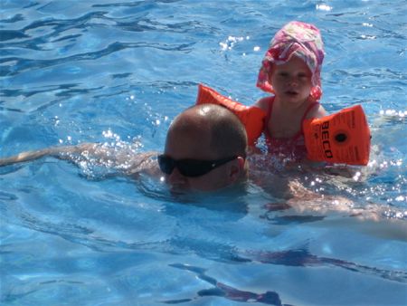 Augustus was ramp voor zwembad