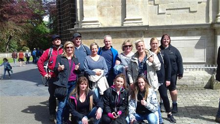 Bedevaarders te voet naar Scherpenheuvel