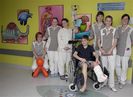 Beestige kunstboel in het ziekenhuis