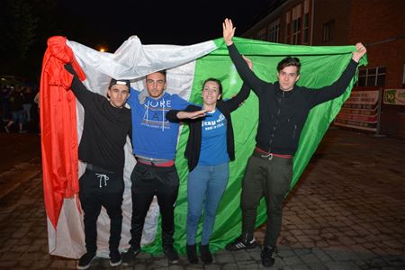 Belgen balen, tifosi triomferen