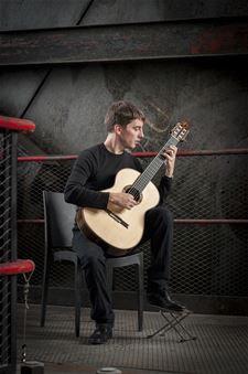 Belgische muziek op een papieren gitaar