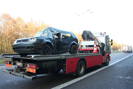 Bestuurder zwaargewond op E314