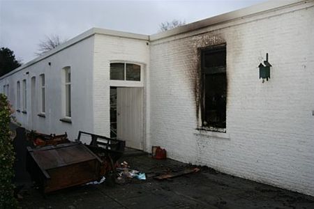 Brand in klooster Brugstraat