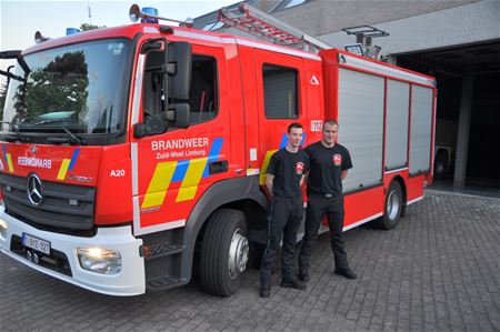 Brandweer op nationaal feest in Brussel
