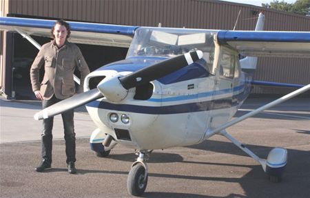 Brecht Claes gaat van de grond