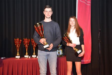 Britte en Cedric zijn beloften van het jaar