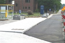 Bushalte aan ziekenhuis is klaar