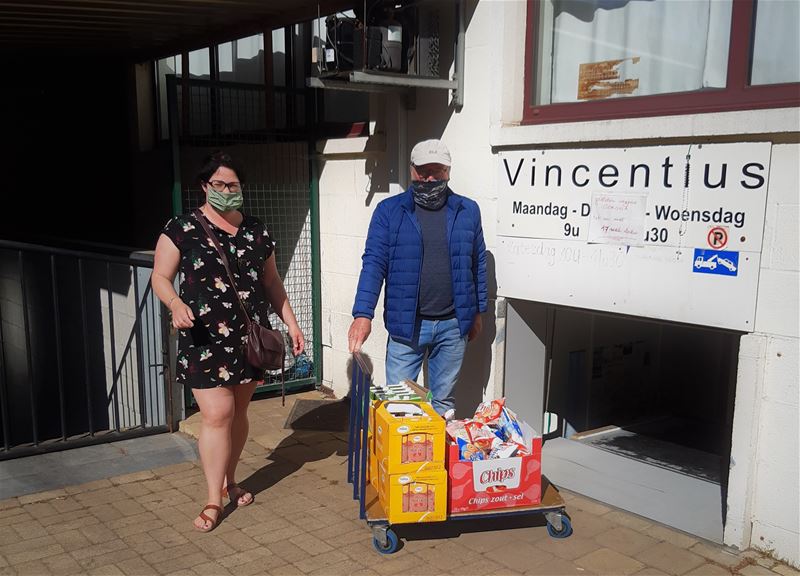 Chiro Heusden helpt Sint-Vincentius