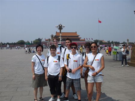 Collegeleerlingen op avontuur in China