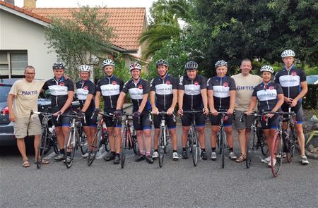 Dappere fietsers van Biarritz naar Barcelona (1)