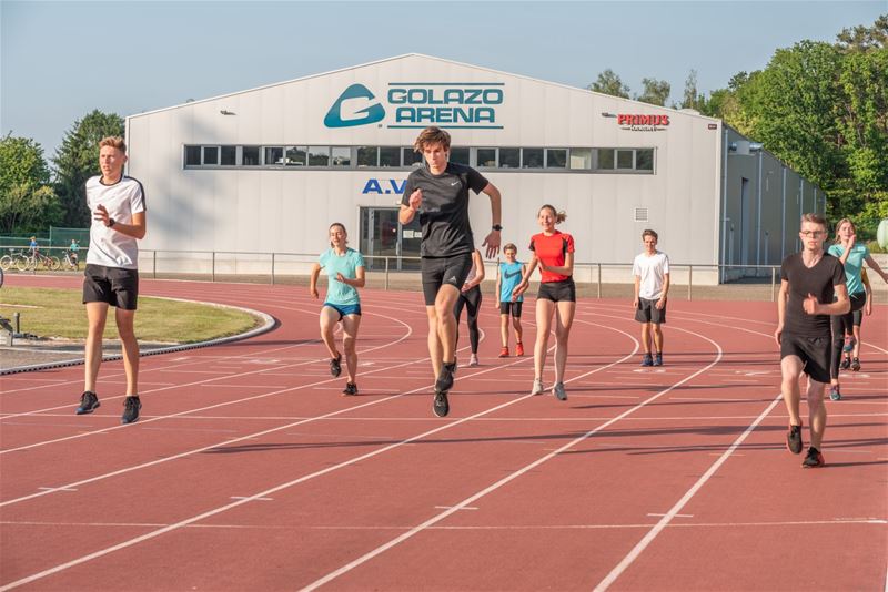De atleten van AVT hervatten de training
