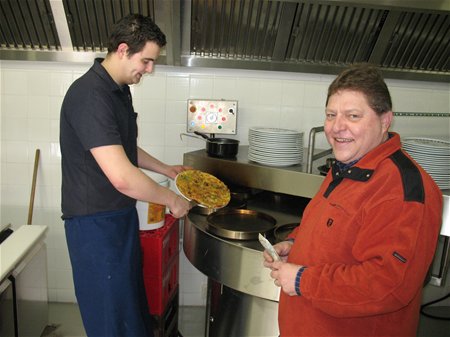 De eerste pannenkoek op Bovy