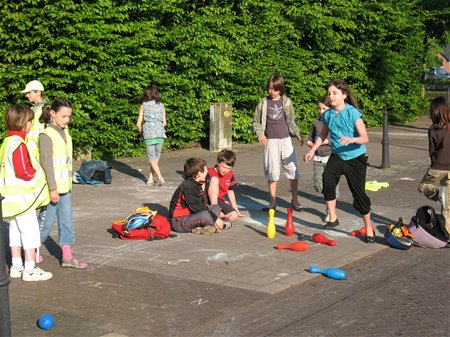 De straat is speelterrein voor een week