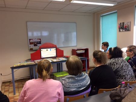 De vertelkiosk is aangekomen