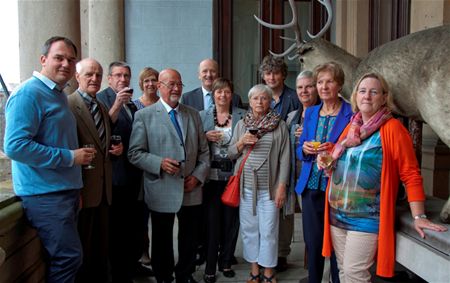 Delegatie bezocht feesten in St. Hubert