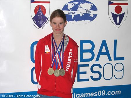 Derde maal zilver voor Tamara Medarts