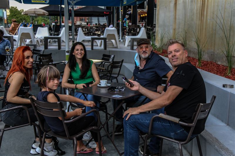 Een avond in augustus