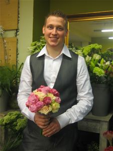 Een blij bruidsboeket