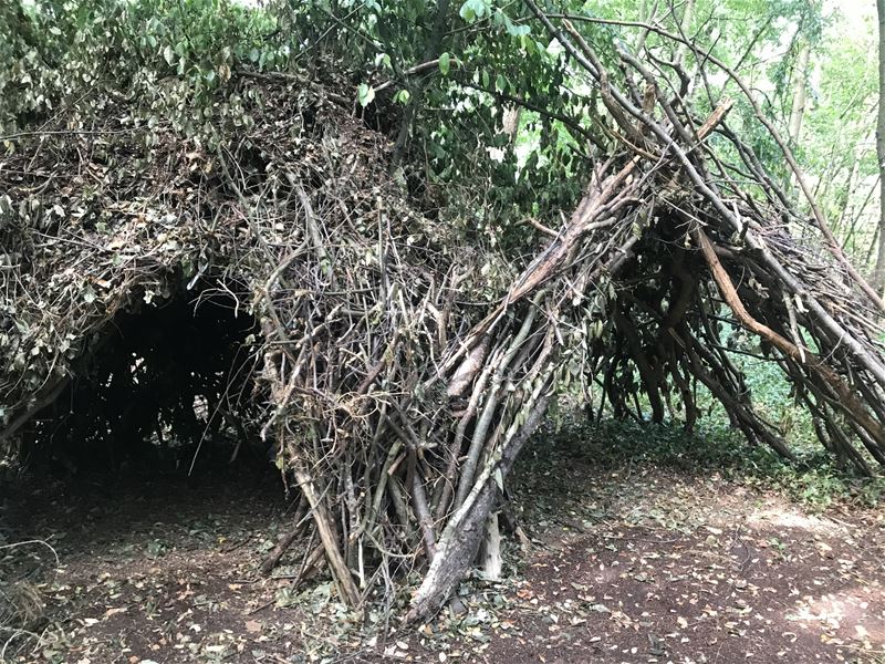 Een prachtige constructie met en in de natuur