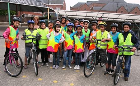 Eerst fietsexamen en dan eindexamen