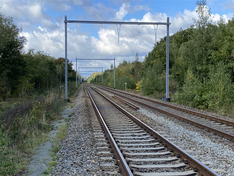 Elektrische trein komt dichterbij