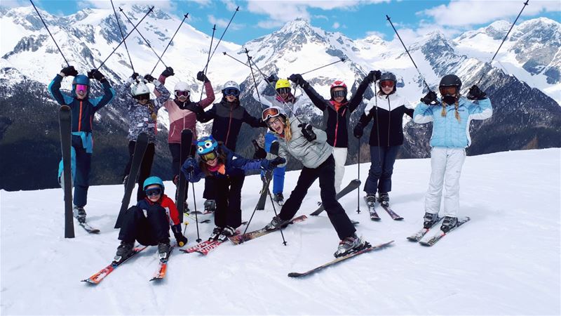 Elke dag betere skiërs en ook goede zangers