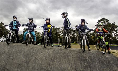 En dan snel die berg af ...