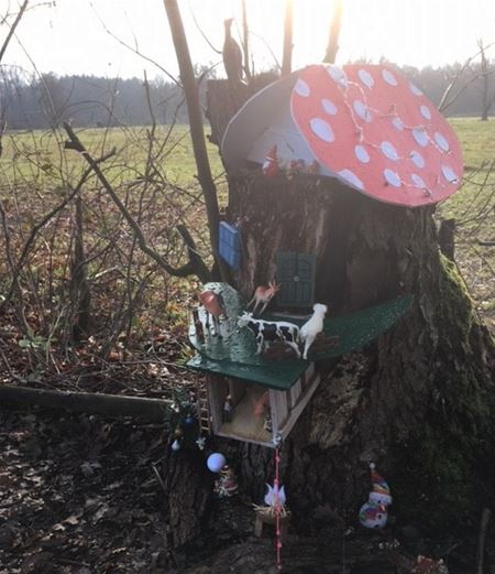 Er staat weer een kabouterhuis