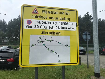 Extra onderhoudsbeurt op carpoolparking