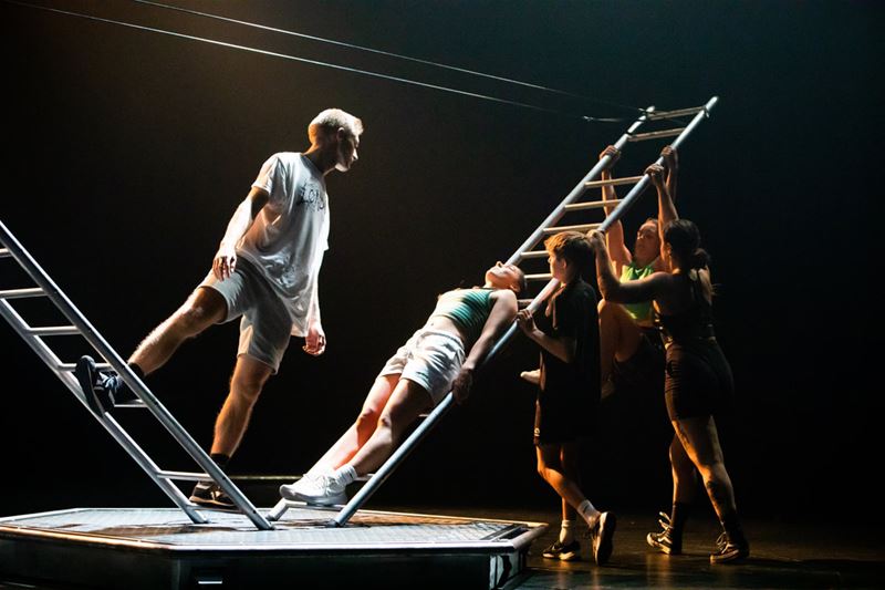 fABULEUS: Dansend balanceren over ladders