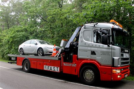 Fietser gevallen, autobestuurder onwel