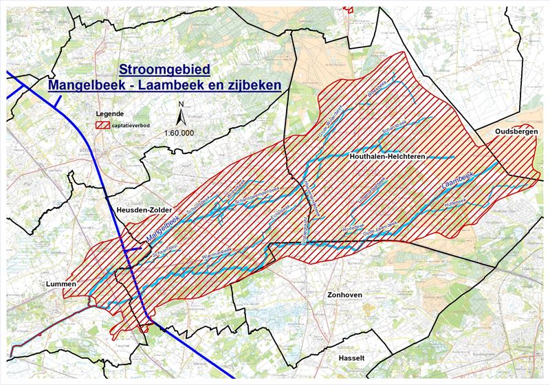 Geen water meer pompen uit Mangelbeek en Laambeek