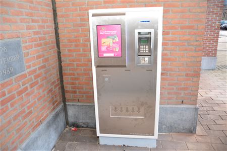 Geschenkbonnenautomaat is in werking