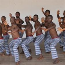 Ghanese zang en dans in Muze