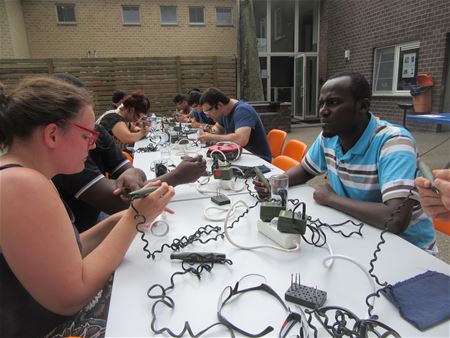 Glazen graveren in De Bark