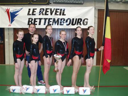 Goud voor turnsters in Luxemburg