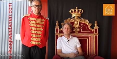 Het Berenhuis nodigt de koning uit