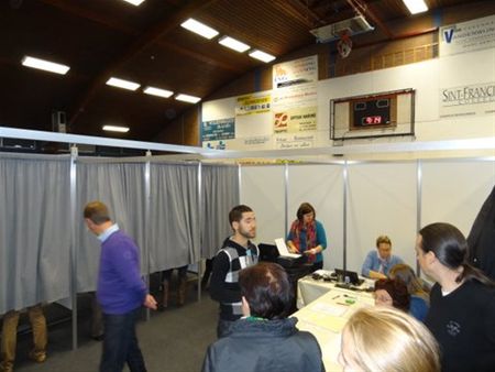 Het gaat vlot tegen de middag