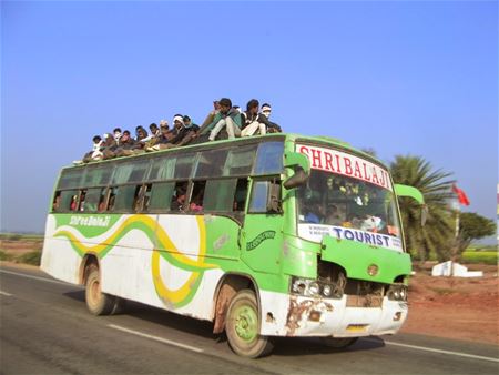 Het werd even benauwd voor fietser Paul